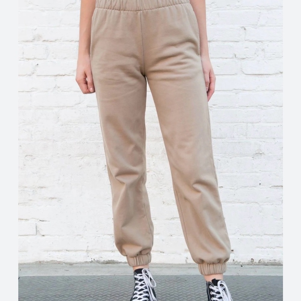 Brandy Melville Light Brown Rosa Sweatpants - One Size